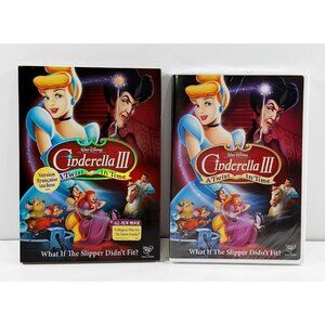 Disney Cinderella 3 III: A Twist in Time (DVD, 2007 w/Slipcover) NEW SEALED